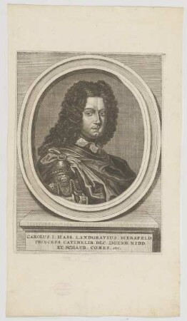 Bildnis von Carolus, Landgraf von Hessen-Kassel