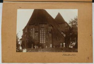Backsteinkriche, Hohenkirchen: Choransicht (aus: Skizzen- und Fotoalbum 25)