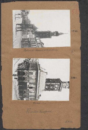 Rathaus von Bapaume vor der Zerstörung