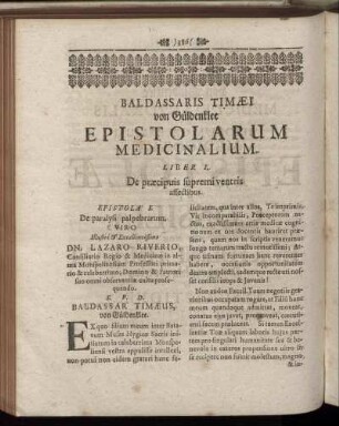 Liber I. De præcipuis supremi ventris affectibus.