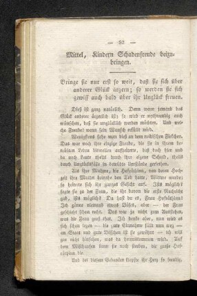 Mittel, Kindern Schadensfreude beizubringen.