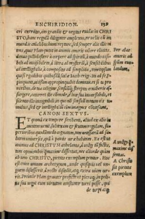 Canon Sextus.