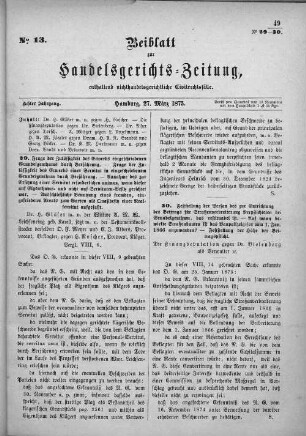 No. 13. 27. März 1875