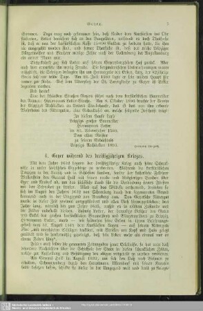 4. Geyer während des dreißigjahrigen Krieges