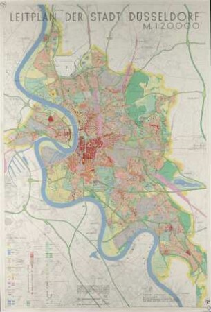Leitplan der Stadt Düsseldorf