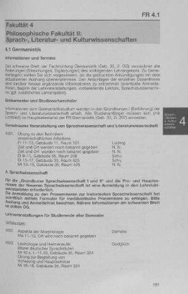 Philosophische Fakultät II: Sprach-, Literatur- und Kulturwissenschaften