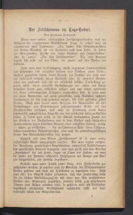 Der Fetischismus im Togo-Gebiet