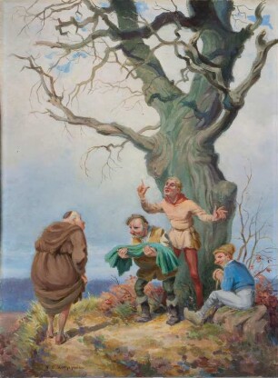 Till Eulenspiegel und das "blaue" Tuch