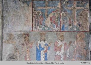 Christologischer Zyklus, die Königliche Familie vor dem heiligen Georg : Passionszyklus
