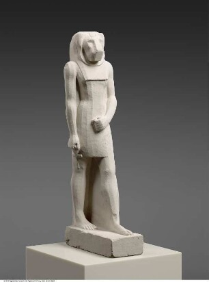 Statue einer Löwengottheit