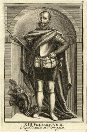 Bildnis von Friedrich II. (1534-1588), König von Dänemark