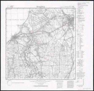 Meßtischblatt 1684 : Braunsberg (West), 1937 : Braunsberg (West). - Hrsg. 1910, einz. Nachtr. 1937. - 1:25000. - [Berlin]: Reichsamt für Landesaufnahme, 1937. - 1 Kt.