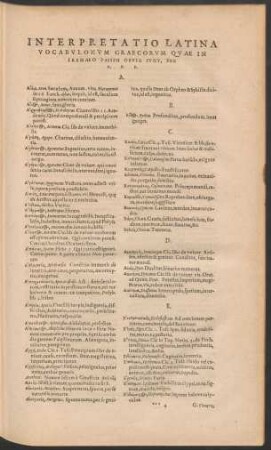 Interpretatio Latina Vocabulorum Graecorum ...
