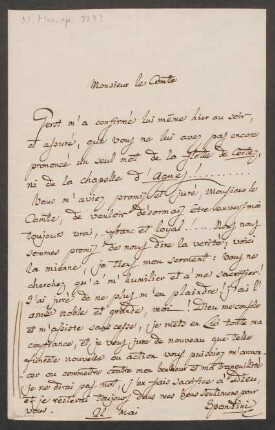 Brief an Unbekannt : 22.05., o.J.
