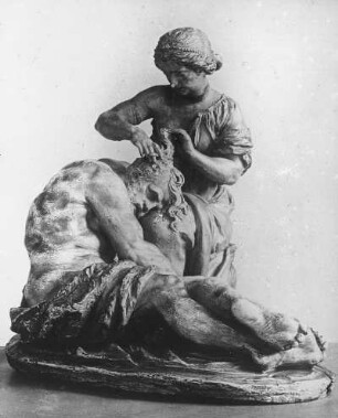 Berlin, Simson und Delila. Staatliche Museen zu Berlin - Preußischer Kulturbesitz, Skulpturensammlung. Quellinus, Artus