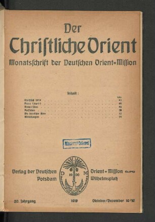Oktober/Dezember 10/12