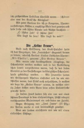 Die "Grüne Neune"