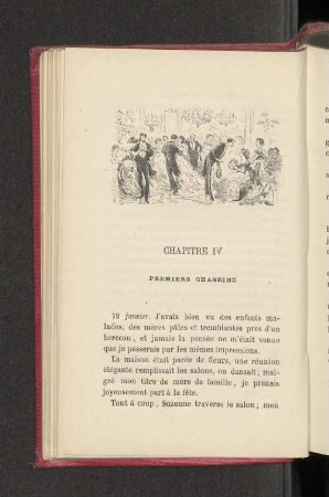 Chapitre IV Premiers chagrins