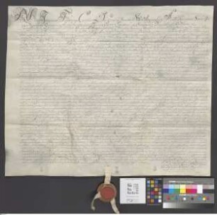 Seligenstadt: Johannis Fridericii Caroli archiepiscopi Moguntini confirmatio Bonefacii Merget electi abbatis monasterii in Selgenstadt