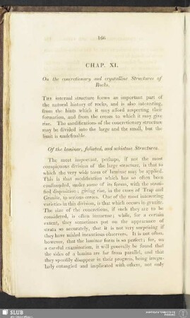 Chap. XI. On the concretionary and crystalline Structures of Rocks