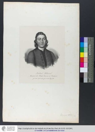 Friedrich Böhnisch / Missionar der Brüder-Gemeine in Grönland, geb. d. 16. April 1710., gest. d. 29. July 1763