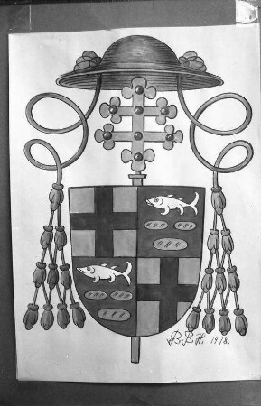 Reproduktion, Wappen von Erzbischof Oskar Saier