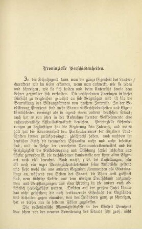 Provinzielle Verschiedenheiten