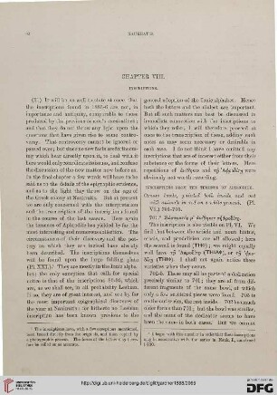 VIII. Inscriptions