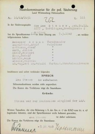 Stauss, Max