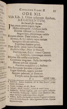 85-94, Ode XII - XVI