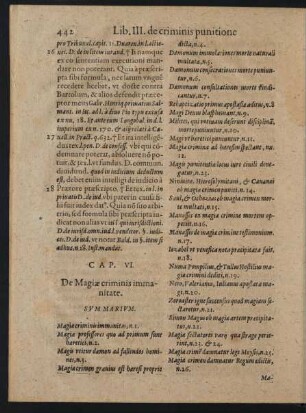 Cap. VI. De Magiae criminis immanitate