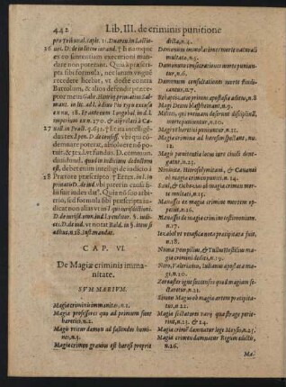 Cap. VI. De Magiae criminis immanitate