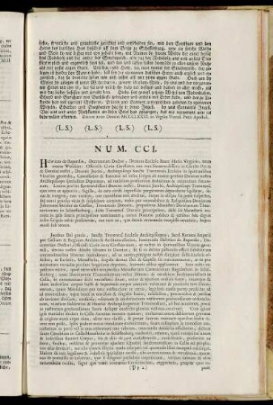 Num. CCI. - Num. CCXXIX.