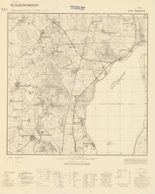 2234 Dambeck, Topographische Karte 1:25000 (4cm - Karte)