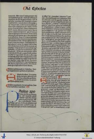 Argumentum in epistolam ad Ephesios