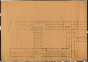 Reichsluftfahrtministerium, Berlin: Teilgrundriss V3-5/L3-5/Q3-5 1:100 (6. OG)