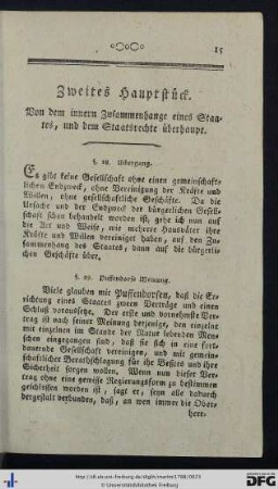 II. Hauptstück.