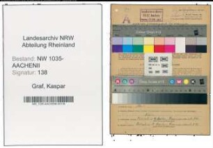 Entnazifizierung Kaspar Graf , geb. 03.01.1891 (Steiger)