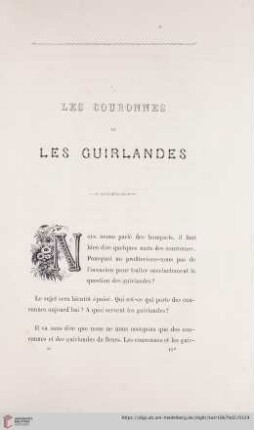 Les Couronnes et Les Guirlandes