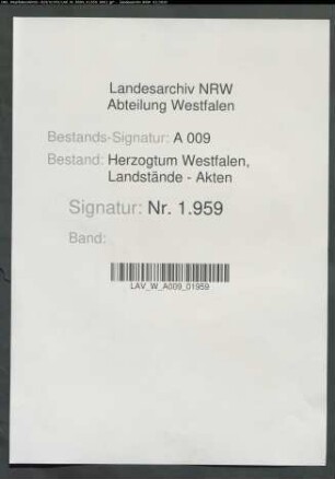 Spendenliste der Freiheit Affeln zum Zuchthausbau
