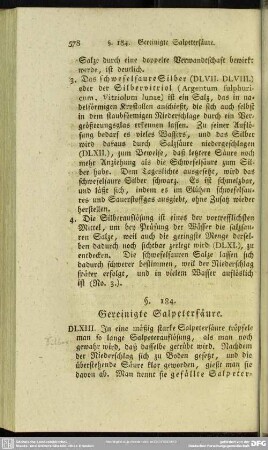 §. 184. Gereinigte Salpetersäure
