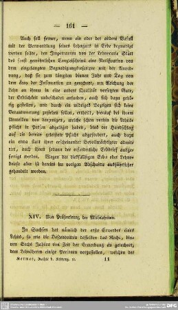 XIV. Von Präsentirung der Mitbelehnten
