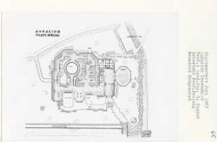 Aquarium, Lübeck-Travemünde (Diplomarbeit bei Peter Poelzig): Grundriss Erdgeschoss 1:200