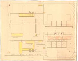 Billing, Hermann; Singen; Krankenhaus - Heizungsanlage (Grundriss; Schnitte)