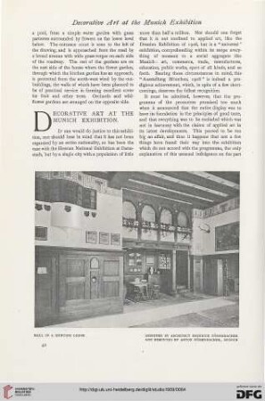 45: Decorative art at the Munich exhibition