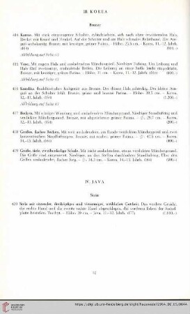 III. Korea (Nr. 414-419)