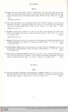 III. Korea (Nr. 414-419)