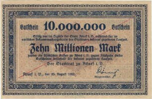 10 Millionen Mark