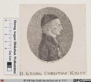 Bildnis Georg Christian Knapp