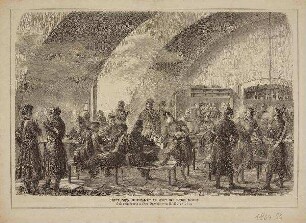 Österreichische Militärschenke im Keller Schloss Gottorf 1864